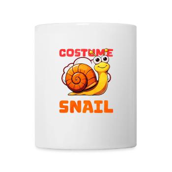 Schnecke - Tasse - Weiß - Vorne