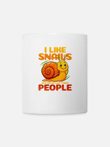 Schnecke - Tasse - Weiß