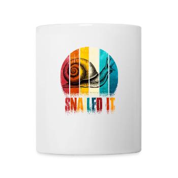 Schnecke - Tasse - Weiß - Vorne