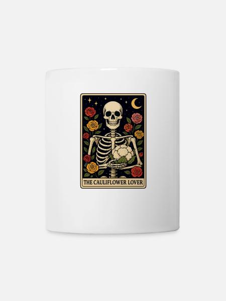 Blumenkohl Tarot - Tasse - Weiß