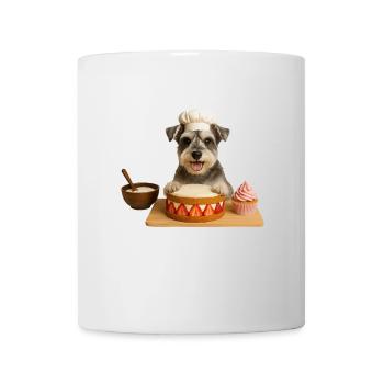 Miniature Schnauzer Baking Cake Cookies - Mug - white - Front