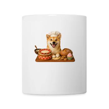 Shiba Inu Baking Cake Cookies - Mug - white - Front