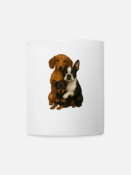 Hund Hunde Süße Hunde - Tasse - Weiß