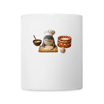 Shark Baking Cake Bread - Mug - white - Front