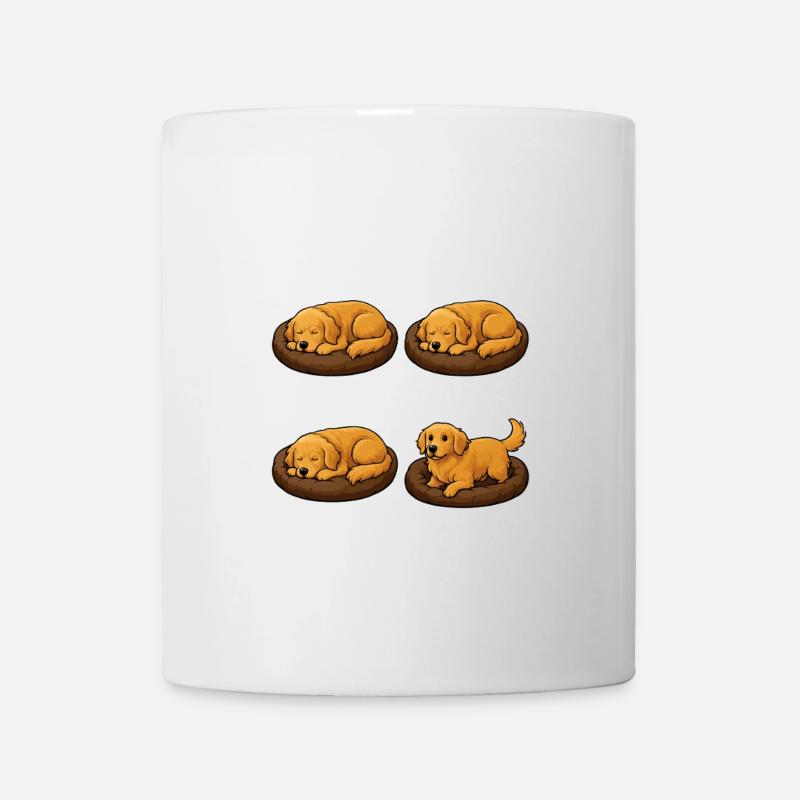Golden retriever - Mug blanc - blanc