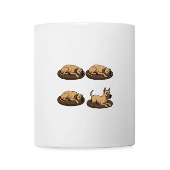Dogue allemand - Mug blanc - blanc - Devant