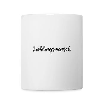 Lieblingsmensch - Tasse - Weiß - Vorne