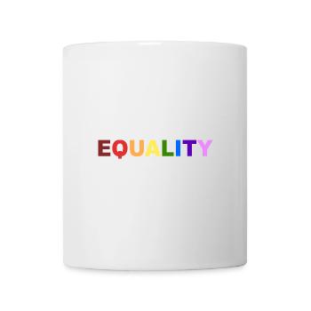 Equality Gleichberechtigung LGBTQI Gay Pride - Tasse - Weiß - Vorne
