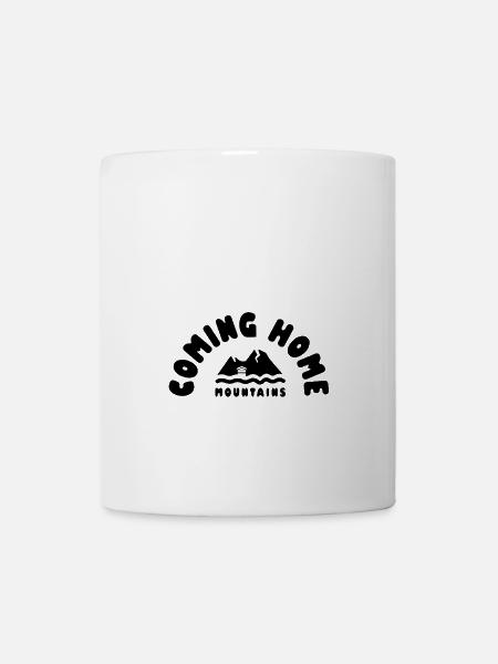Home Mountains - Tasse - Weiß