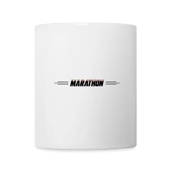 Marathon Running Line - Mug - white - Front