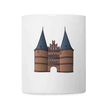 Holstentor Lübeck c - Tasse - Weiß - Vorne