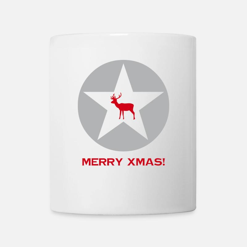Weihnachten Merry Xmas - Tasse - Weiß