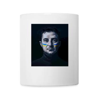 The President Zelensky! Slava Ukraine! - Tasse - Weiß - Vorne