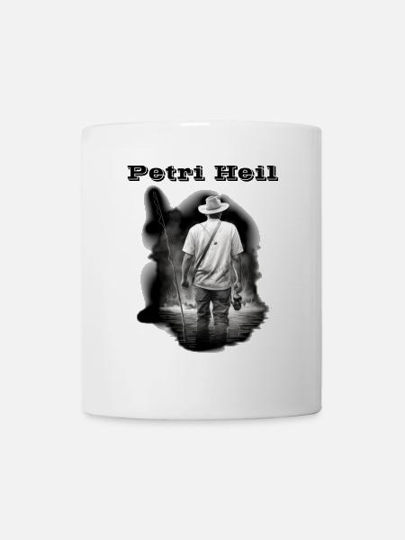 Petri Heil - Tasse - Weiß
