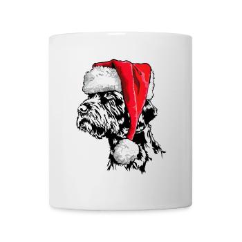 Santa Cesky Fousek Chiens de Noël Wilsigns - Mug blanc - blanc - Devant