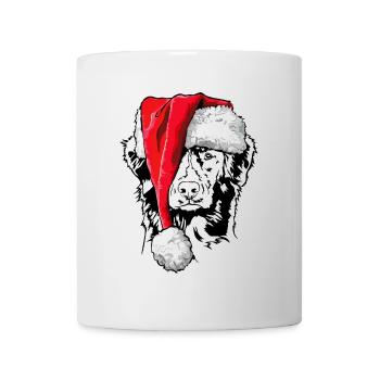 Santa Nouvelle-Écosse Duck Tolling Retriever Noël - Mug blanc - blanc - Devant