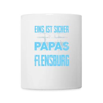 FLENSBURG - Papa - Tasse - Weiß - Vorne