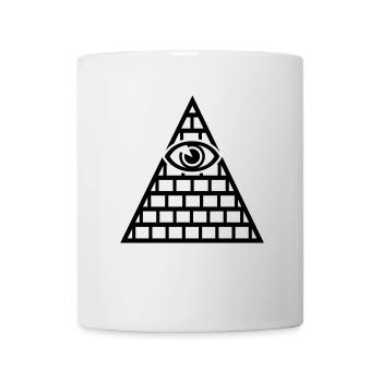 Oeil de Dieu / dieux oeil (1c) - Mug blanc - blanc - Devant