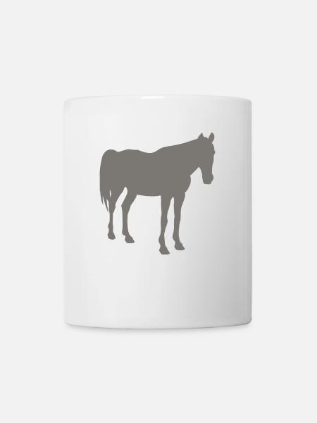 horse - Mug - white