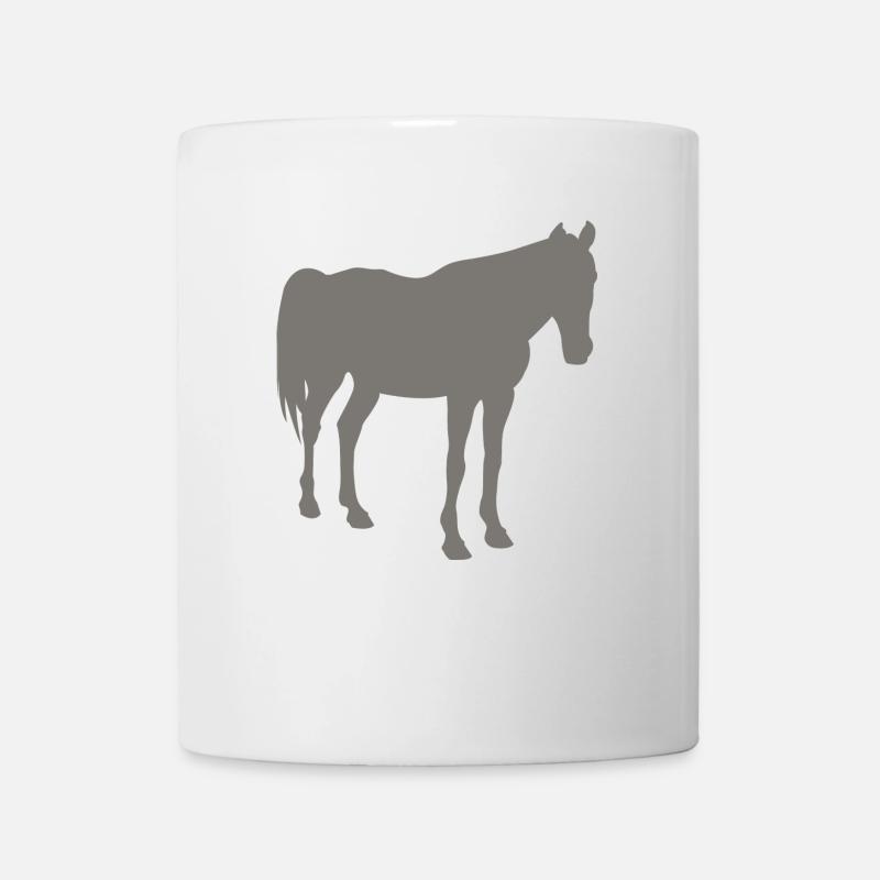 horse - Mug - white