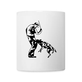 Mordant sportif (D) - Mug blanc - blanc - Devant