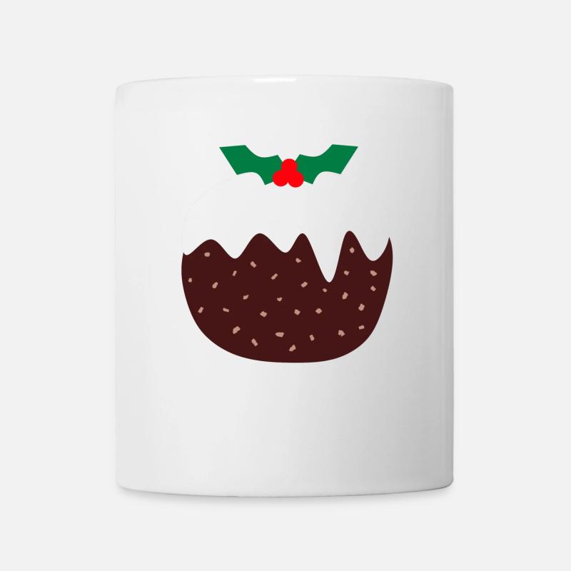 Weihnachtspudding - Tasse - Weiß