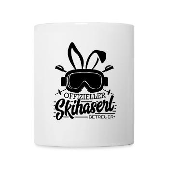 Skifahrer Skihaserl Betreuer - Tasse - Weiß - Vorne