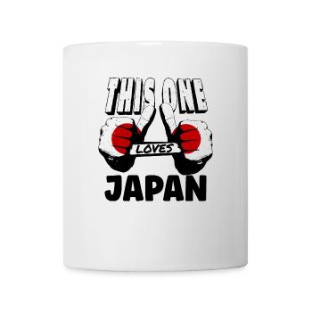 Drapeau du Japon utilisé Look Nihon Drapeau japonais - Mug blanc - blanc - Devant