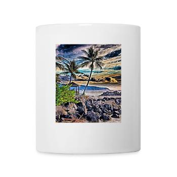 Hawaiianische Küste - Tasse - Weiß - Vorne