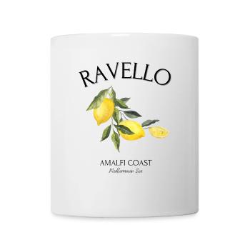 Ravello - Amalfiküste - Salerno - Italien - Urlaub - Tasse - Weiß - Vorne