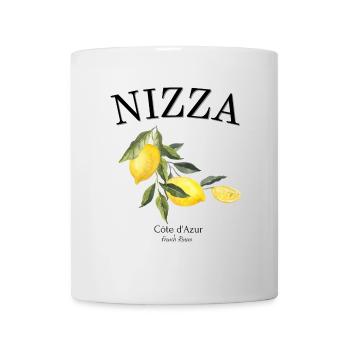 Nice - France - Côte d’azur - Cadeau - Mug blanc - blanc - Devant