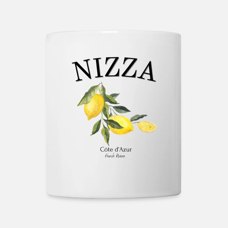 Nizza - Frankreich - Cote d'azur - Geschenk - Tasse - Weiß