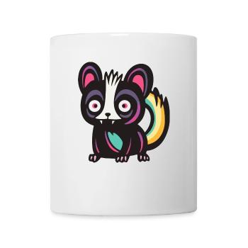 Skunk Halloween Comic Funny - Mug - white - Front
