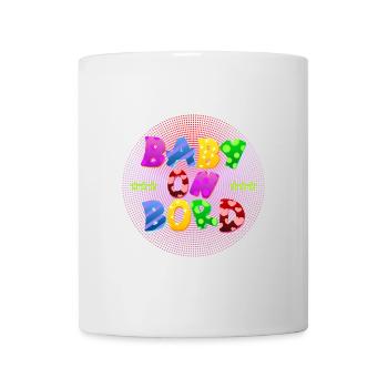 Baby Eltern Kind Geschenk Sprüche Geburt Mama Papa - Tasse - Weiß - Vorne