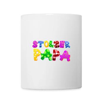 Baby Eltern Kind Geschenk Sprüche Geburt Mama Papa - Tasse - Weiß - Vorne