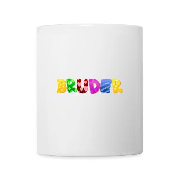 Baby Eltern Kind Geschenk Bruder Geburt Mama Papa - Tasse - Weiß - Vorne