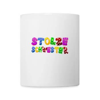 Baby Eltern Kind Geschenk Sprüche Geburt Mama Papa - Tasse - Weiß - Vorne