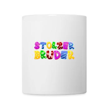 Baby Eltern Kind Geschenk Bruder Geburt Mama Papa - Tasse - Weiß - Vorne