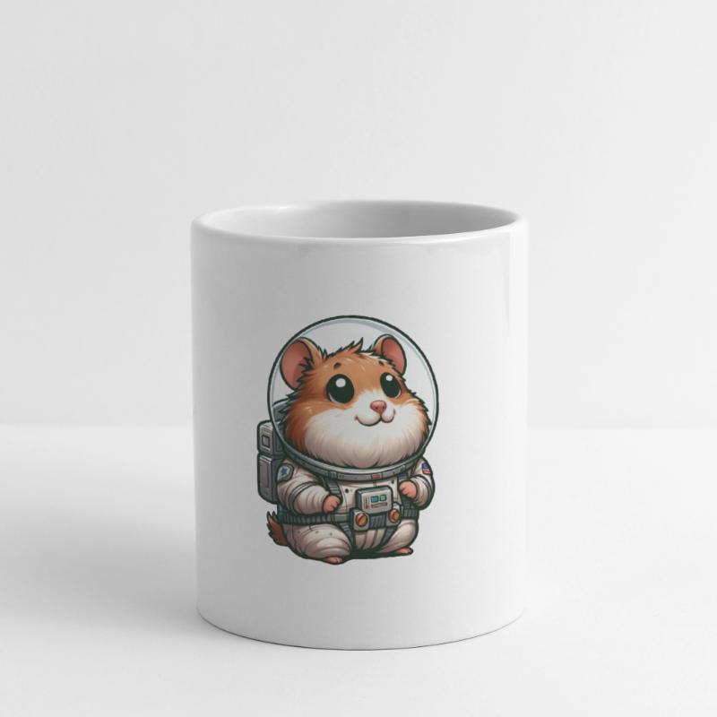 Hamster cochon d’Inde astronaute dans l’espace Mug blanc