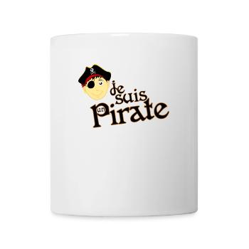 Je suis un pirate - Tasse - Weiß - Vorne