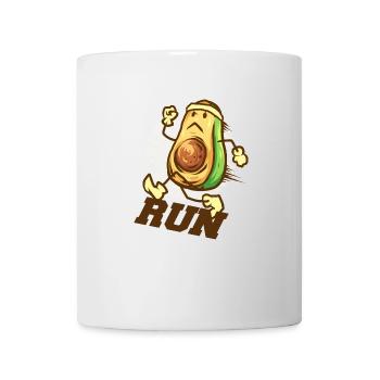 RUN ! Avocado im Fitness, Healthy Lifestyle <3 - Tasse - Weiß - Vorne