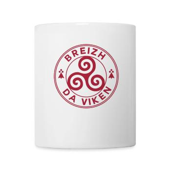 Breizh da viken 3 - Mug blanc - blanc - Devant