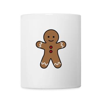 Christmas gingerbread Christmas cartoon - Mug - white - Front