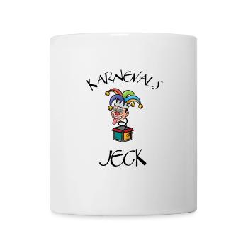 Karnevals Jeck Köln Alaaf Fasching Clown Narr - Tasse - Weiß - Vorne