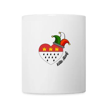 Kölle Alaaf Carnaval de la cathédrale de Cologne Kölsch - Mug blanc - blanc - Devant