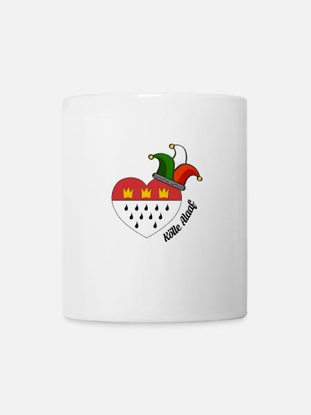 Kölle Alaaf Kölner Dom Karneval Kölsch - Tasse - Weiß