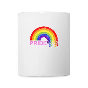 Pride LGBT CSD Gay Pride Arc-en-ciel Queer - Mug blanc - blanc - Devant