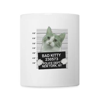 Bad kitty - Mug - white - Front
