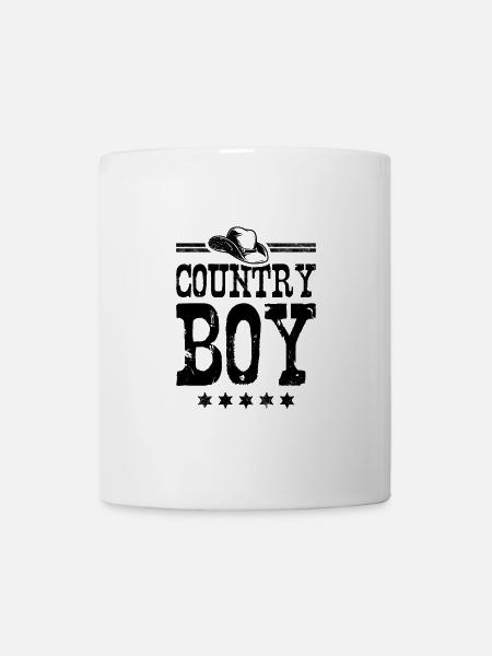 Country Boy - Landjunge - Tasse - Weiß