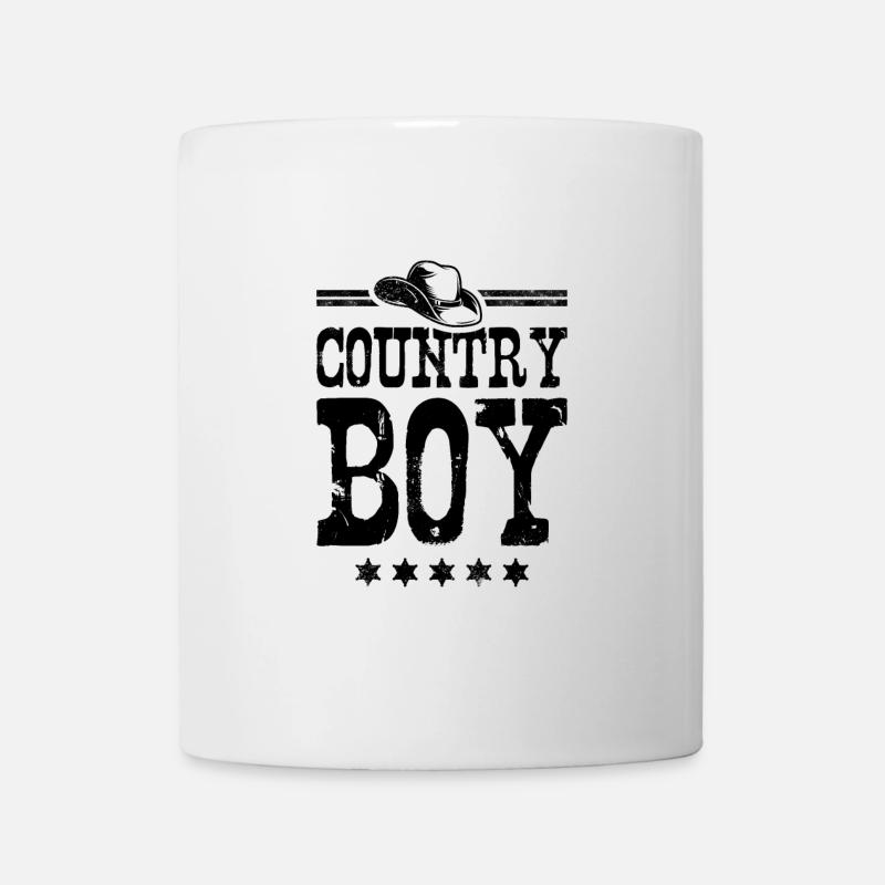 Country Boy - Landjunge - Tasse - Weiß